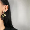 Dangle Earrings Love Heart Bowknot Drop Simulated Pearls Velvet Crystal Earring Romantic Temperament Fashion Jewelry