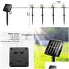 Decorações de jardim Decorações de jardim Solar Outdoor Guirlandas Iluminação Decoração Bonito Cogumelo Fada Luz Pátio Caminho À Prova D 'Água Ip Dhve3