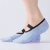 Athletic Socks Yoga Women Pilates Sports Cotton Dot Silicone Non-Slip Grip Ballet Dance Indoor Fitness Floor Sock