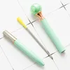 Piece Candy Color Ins Rotating Pearl Metal Ballpoint Pen Custom Logo School Office Supplies Stationery Gift