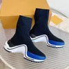 Kvinnor Archlight Knit Socks Sports Shoes Stylish Futorat Bankettparty Design Wave Bottom Knit Upper Sporty Allure Dady Sock Designer Casual Shoes