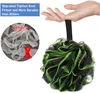 Scatole portaoggetti Maglia morbida Spugna da bagno Palline Spazzola per pulizia in nylon Soffio per doccia Detergente per il corpo Scrubber esfoliante Forniture per il bagno