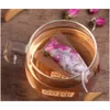 Ferramentas de chá de café Teabags 5,5 x 7cm 8x10 cm 7x9cm vazios sacos de chá perfumados ferramentas com corda cura papel de filtro de selo para ervas soltas bols dhsln