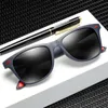 Sunglasses Polarized Sunglasses Men Women Classic Square Plastic Driving Sun Glasses Male Fashion Black Shades UV400L231115