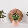 Vasen künstliche Topf gefälschte kleine Bonsai -Blumen Innenkultur Außenpflanzen Veranda Plastikbüro