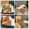 Designer Snow Ug Boots Australian Women Ugglis Slipper Boot Tasman Bailey Dune Chesut Winter Buckle Fur Snow Half Knee Ugh Slipper Pantoufles en peau de mouton et chaussures en laine