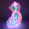 Led Rave Toy LED coloré brillant ours 30 CM modèle saint valentin cadeau décoration intérieur noël Halloween jouets 231115