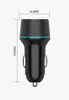 TH215 Car Charger 2 Port USB Smart Fast Charger QC 3.0/2.0 2.4A Smart 3 A for Universal smartphones
