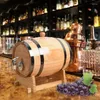 Träfat dryck dispenser vin vintage förvaring hink med kran som gör fat hem köksmaterial