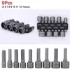 Screwdrivers 9pcs/set 5mm-13mm Hex SocketS Sleeve Nozzles Nut Driver Set Screwdriver Schroevendraaier Bits s Tools 230414