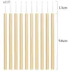 Bawełniany wymaz 50pcs rzęs Microbrush Mascara Wands Bamboo Cleaning Stick rzęs przedłużenie makijażu do usuwania rzęs Clean Swab Aplikatoryl231116