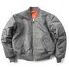 Jaquetas masculinas Inverno Jaqueta Militar Outwear Mens Algodão Acolchoado Piloto Exército Bomber Casaco Casual Beisebol S Curto