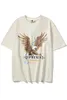 Męskie koszulki Tees Tees Fashion Clothing Creepresentclo Eagle High Street Loose Fog krótkie t-shirt Męskie damskie designerskie marka