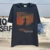 Tasarımcı Moda Giyim Lüks Tees Tshirts Sis Triad Sınırlı Şeytan Vintage Wash Eski VTG High Street Erkek Kadınlar Gevşek Kısa Kollu T-Shirt