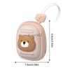 Chauffe-espaces Chauffe-mains Rechargeable de forme mignonne batterie intégrée 1800mAh pour enfants adultes chauffage USB rapide pour Camping bureau école YQ231116