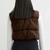 Gilet da donna Autunno Inverno Gilet senza maniche Cerniera Moda Casual Giacca corta Cappotto da donna con cappuccio per cappotti da donna