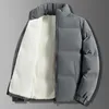 Homens Down Parkas Inverno Homens Jaqueta Outono Quente Lã Moda Espessada Algodão Acolchoado Jaquetas Gola Casual Casacos À Prova de Vento Plus Size 6XL 231116