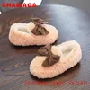 Slippers kids woolen Winter princess shoes manufacturers Children's cotton warm custom acceptable sandals for baby 231116