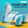 Electric Mini RC Stunt Car Double-Sided 2.4G 4WD Radio Remote Control Tumbling Driving Cars Gift Toys for Kids