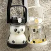 Water Bottles Big Belly Bottle Cute Children Drinking Cup Straw Strap Leakproof Multi Color Panda Shape Portable Cartoon