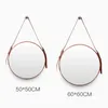 Mirrors Belt Bath Mirror Wall Hanging Decorative El Bathroom Restaurant Art Round Wx8281346