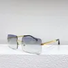 Women Star Rimless Ladies Occhiali da sole CH4218 Network Hot 2024 New European American Fashion Brand Brand Box Eyewear Oculos de Sol Uv400