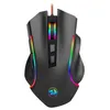 キーボードN M607 RGB WIRED GAMING MOUSE人間工学に基づいたプログラム可能な7つのバックライトモードは、Windows PCゲーマーをドロップドロップしますDHUPX