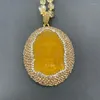 Naszyjniki wisiorek naturalny topaz oryginalny kamień buddha