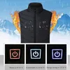 Men's Vests Winter 2/9/15 Areas Heated Vest Men USB Electric Heating Jacket Thermal Waistcoat Winter Hunting Hiking Outdoor Vest S-3XL 231116