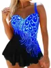 Casual shirts voor heren dames s plus size tankini badpakken tweedelig badpakken afslankbuikbuikonder controle bescheiden zwemjurk