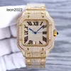 Luxury Watch Diamond Watch Mens Automatic Mechanical 40mm Sapphire Business Women Wristwatch High-end rostfritt stålbälte