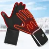 Chauffe-pieds à main hiver hommes gants avec rayons de chaleur femmes doublures chauffantes électriques pour cycles Ski randonnée chauffe-mains thermique batterie rechargeable 231116