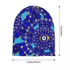 Berets Grieks Evil Eye Print Bonnet Hats Nazar Charm Beanie Patroon Breien Hat Autumn Fashion Unisex Outdoor thermische elastische petten