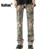 Jeans para hombres Kakan - Camuflaje de calle alta europeo y americano para hombres Pantalones de patchwork personalizados sueltos K55-2338