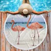 Handtuch, Strand, Himmel, Flamingo, Sommer, einfach, stilvoll, Frühling, Haushalt, Bad, Mikrofaser, schnell trocknend, Gesicht, Surf-Druck