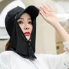 Scarves Shawl Cap Mask Silk Scarf Face For Women Outdoor Men Sunscreen Anti-uv Cover Veil