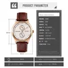 Armbanduhren Vintage Lederband Männer Automatische Mechanische Uhren Lässig Hohles Zifferblatt Business Brand Watch Für Männer Montre Homme 9238