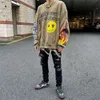 Sweatshirts Herren Damen Designer Hoodies Mode Streetwear CPFM Kanyes Graffiti Smiling Face Print Pullover Langarm Kinder Siehe Ghots AutumnWinter Plüsch Rund N