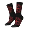 Chaussettes homme chevaliers templiers sceau croix hommes équipage unisexe nouveauté Deus Vult printemps été automne hiver robe