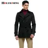 Men's Trench Coats Holyrising Men Trench Coat Slim Coats Casual Streetwear Windbreak Mens Clothing Shorts Vintage Overcoat Size S-4XL 18746-5 231116