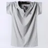 T-shirt da uomo Camicia oversize 2023 Arrivi Primavera ed estate T-shirt a maniche corte con scollo a V moda uomo Taglie grandi e alte