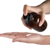 Butelki do przechowywania 300pcs/partia 300 ml 500 ml uzupełniającego się brązowy zielony pojemnik z balsamem Duża pompka plastikowa butelka szamponu