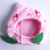 Cat Costumes Peach Shape Hat For Christmas Protective Pet Dogs Cosplay Party 090C