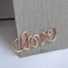 4pcs Various Shape Rose Gold Metal Clips Kawaii Bookmark Memo Clip Cute Paper School Office Supplies Escolar