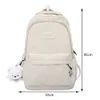 School Bag's Backpack Schoolbag for Teenage Girls Knapsack Student Backpacks Solid Color Multipocket Woman Travel Book Bag 231116