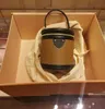 Fashion lady leather zipper bags Cylinder cases toiletry kits tote crossbody shoulder purse Brown Women Barrel bag shoulder bag luxurys designers Free box
