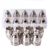 10pcs Torch Consumable Cutting 1.1 1.3 1.5 1.7mm Caliber CNC P80 Plasma Electrode Nozzle