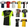 Men's T-Shirts Men's short sleeve Jerseys BAT Fox Mountain Bike MTB Shirts Offroad DH Motorcycle Jersey Motocross Sportwear