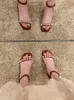 Sandaler 2023 High Heels Female Shoe Espadrilles Platform Buckle Slip-On Loafers Summer Women's Open Toe Med High-Heeled Bloc