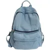 Sacos escolares Miyagawa Vintage Schoolbag Feminino INS Moda Simples Versátil Retro Lavagem Denim Impresso Mochila Mochilas 231116